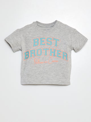 Camiseta de punto estampada