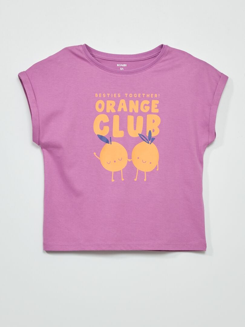 Camiseta de punto estampada PURPURA - Kiabi