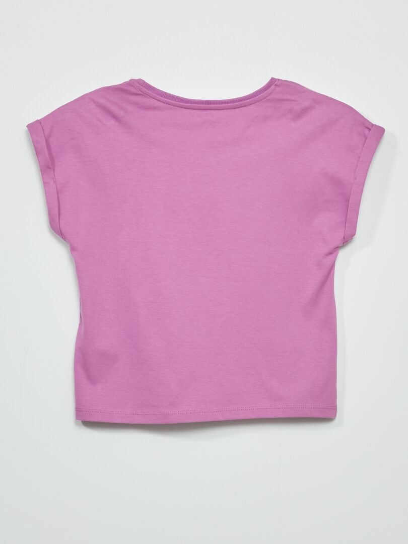 Camiseta de punto estampada PURPURA - Kiabi