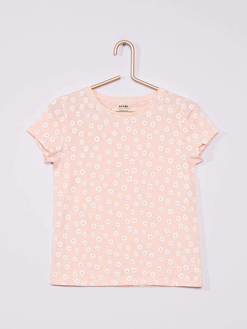 Camiseta de punto estampada ROSA - Kiabi
