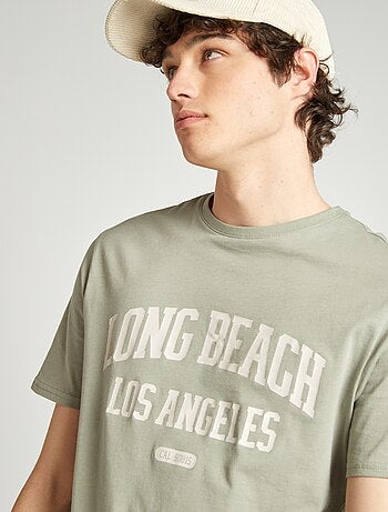Camiseta de punto estampada