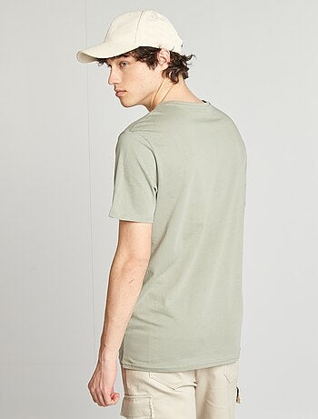 Camiseta de punto estampada