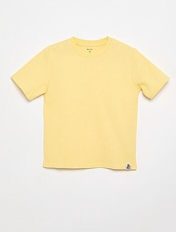Camiseta de punto gofrado