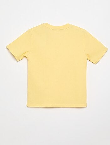 Camiseta de punto gofrado