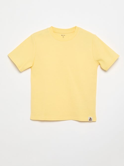 Camiseta de punto gofrado - Kiabi Camiseta de punto gofrado - Kiabi
