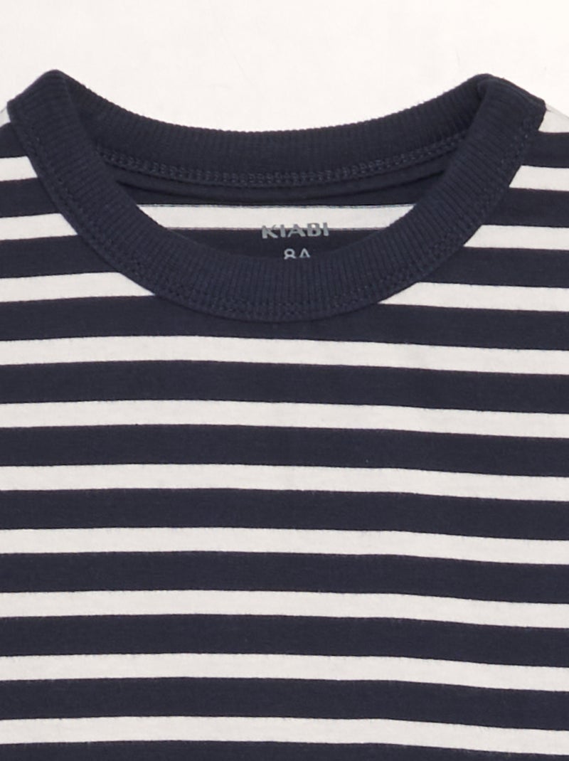 Camiseta de punto grueso - Tough Cotton¿ AZUL - Kiabi