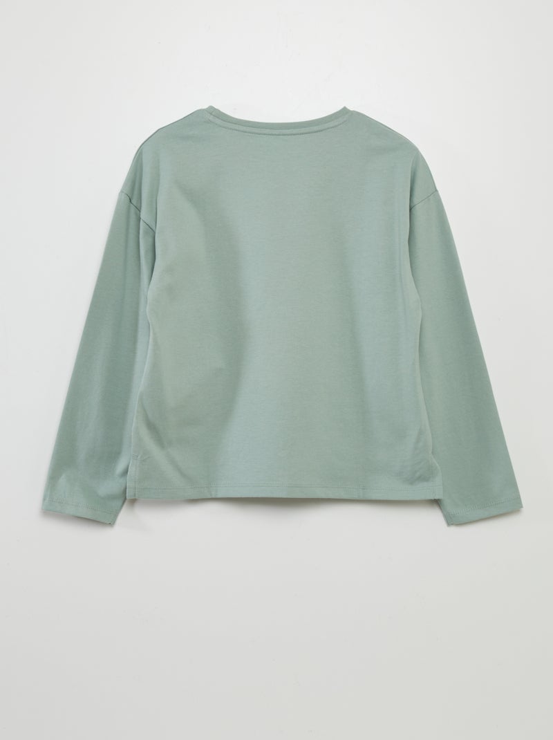 Camiseta de punto grueso - Tough Cotton¿ VERDE - Kiabi