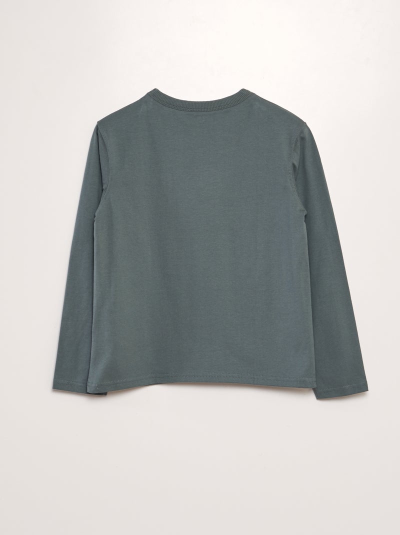 Camiseta de punto grueso - Tough Cotton¿ VERDE - Kiabi