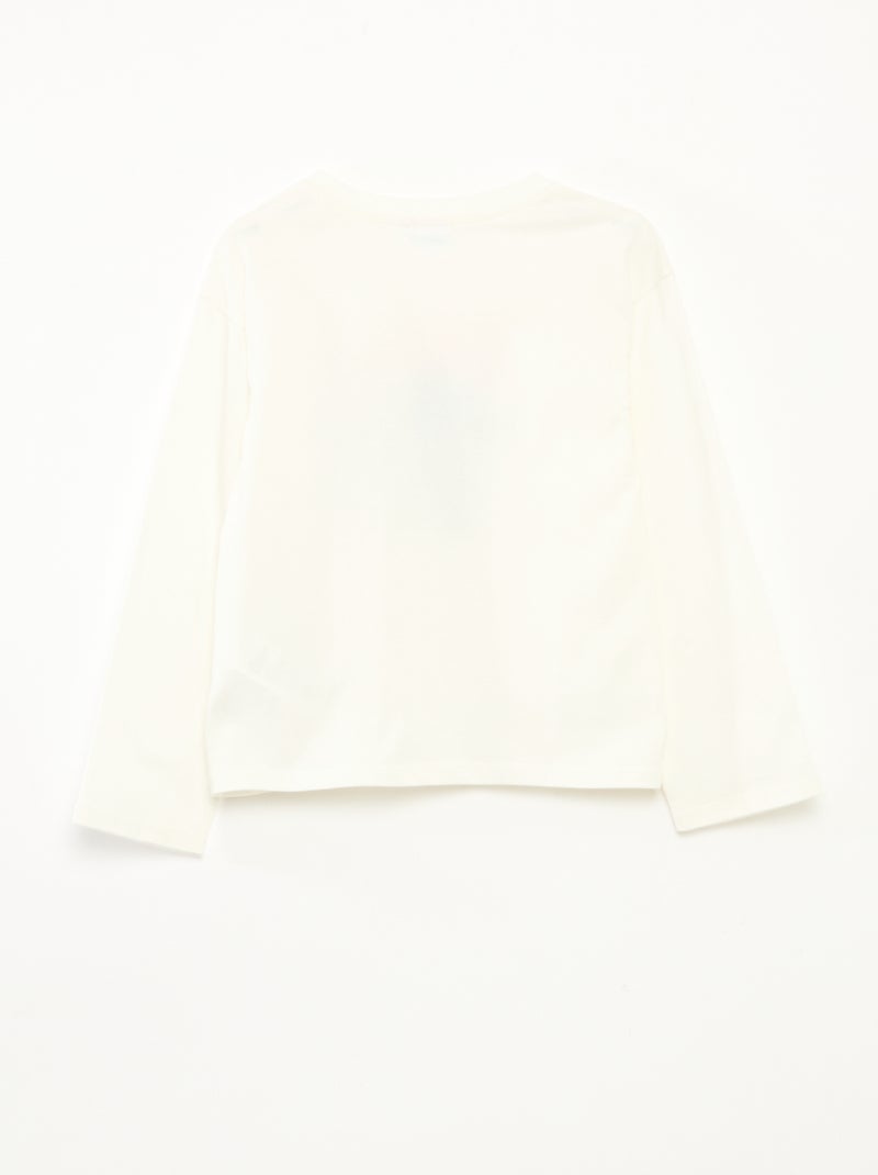 Camiseta de punto Halloween 'Disney' 'Stitch' Blanco - Kiabi