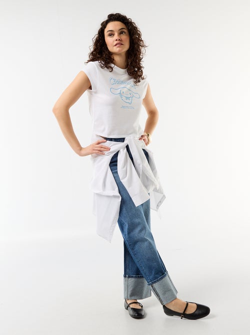 Camiseta de punto 'Hello Kitty' de manga corta - Kiabi