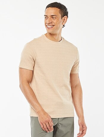 Camiseta de punto jacquard
