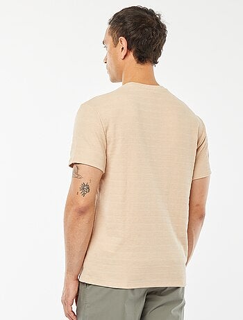 Camiseta de punto jacquard