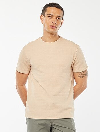 Camiseta de punto jacquard