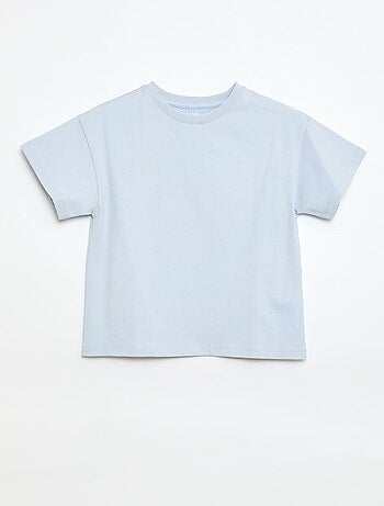 Camiseta de punto jersey de manga corta