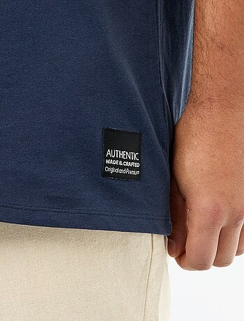 Camiseta de punto jersey de manga corta