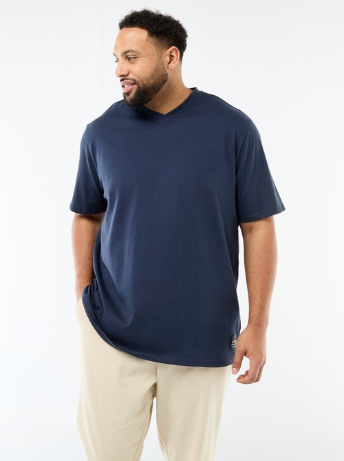 Camiseta de punto jersey de manga corta - Kiabi