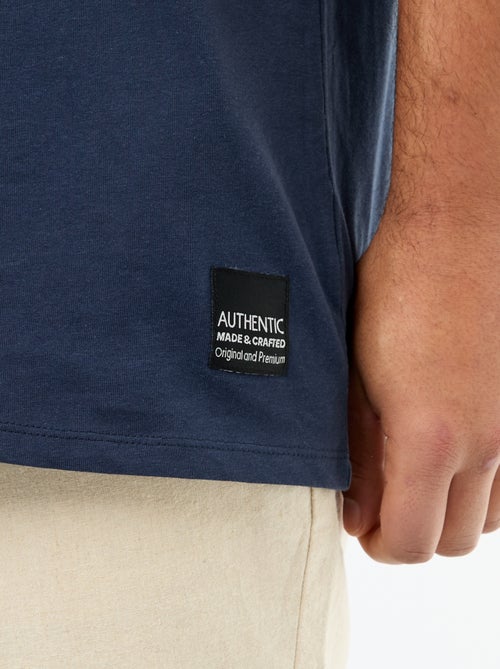 Camiseta de punto jersey de manga corta - Kiabi