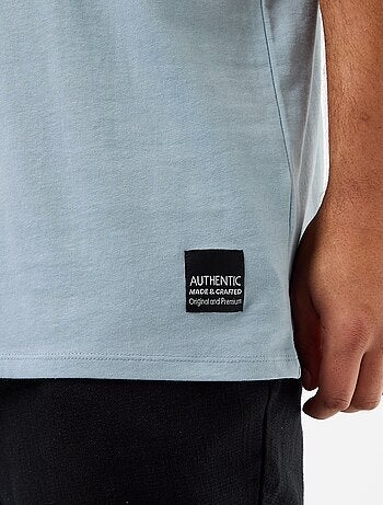 Camiseta de punto jersey de manga corta