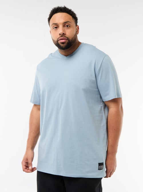 Camiseta de punto jersey de manga corta - Kiabi