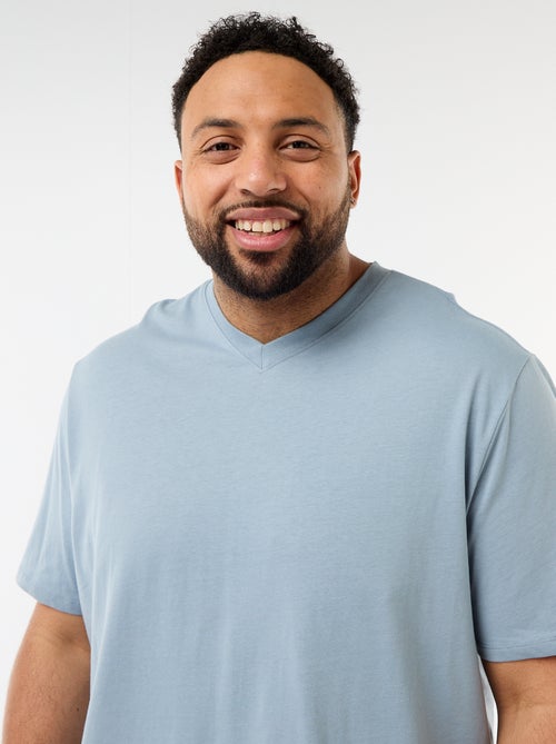 Camiseta de punto jersey de manga corta - Kiabi