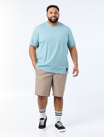 Camiseta de punto jersey de manga corta
