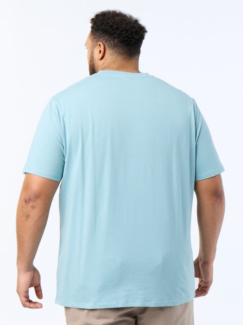 Camiseta de punto jersey de manga corta - Kiabi Camiseta de punto jersey de manga corta - Kiabi