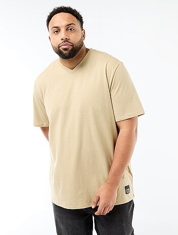 Camiseta de punto jersey de manga corta