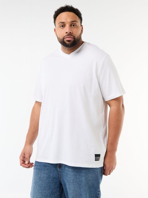 Camiseta de punto jersey de manga corta - Kiabi