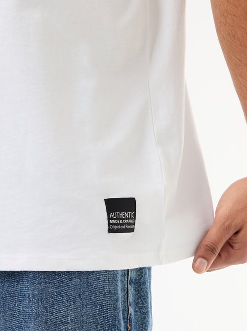 Camiseta de punto jersey de manga corta - Kiabi