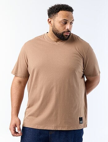 Camiseta de punto jersey de manga corta