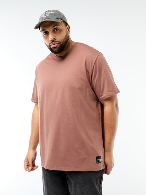 Camiseta de punto jersey de manga corta - Kiabi Camiseta de punto jersey de manga corta - Kiabi