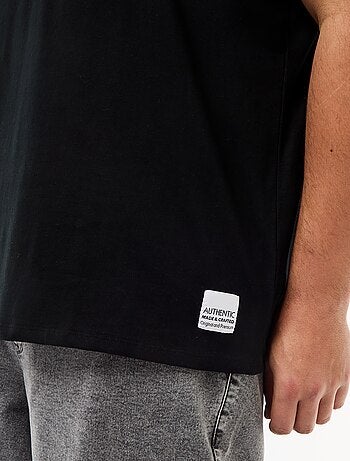 Camiseta de punto jersey de manga corta