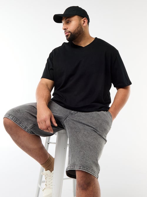 Camiseta de punto jersey de manga corta - Kiabi