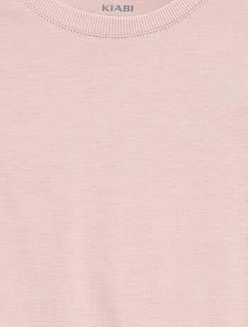 Camiseta de punto jersey de manga corta