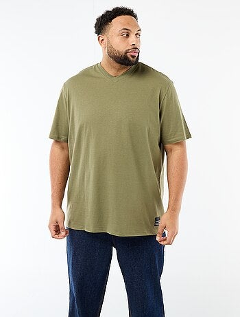 Camiseta de punto jersey de manga corta