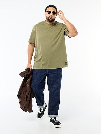 Camiseta de punto jersey de manga corta