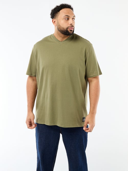 Camiseta de punto jersey de manga corta - Kiabi