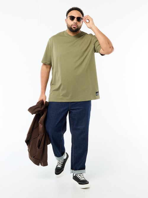 Camiseta de punto jersey de manga corta - Kiabi