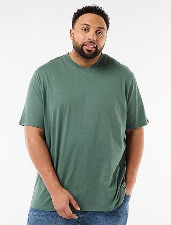 Camiseta de punto jersey de manga corta