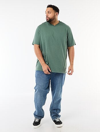 Camiseta de punto jersey de manga corta