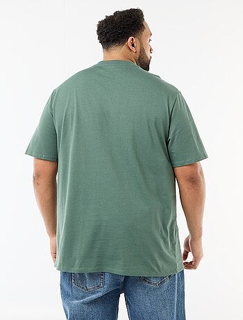 Camiseta de punto jersey de manga corta