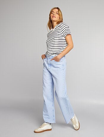 Camiseta de punto jersey estampada