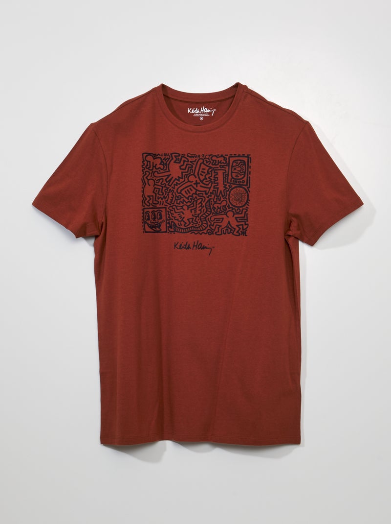 Camiseta de punto 'Keith Haring Foundation' negro - Kiabi