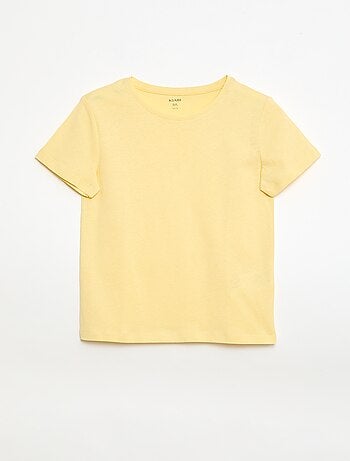 Camiseta de punto liso