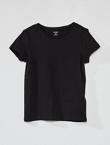 Camiseta punto negra niña Dark Romance