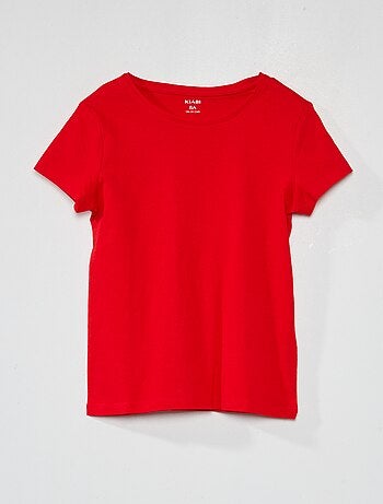Rebajas Camisetas de niña - rojo - Kiabi