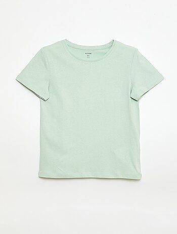 Camiseta de punto liso