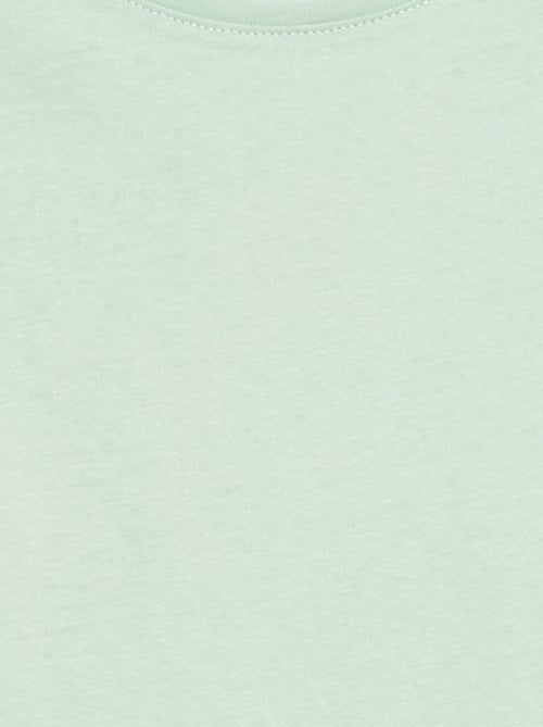 Camiseta de punto lisa - Kiabi Camiseta de punto lisa - Kiabi