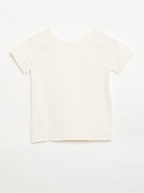 Camiseta de punto liso - Colección fácil de poner - Kiabi