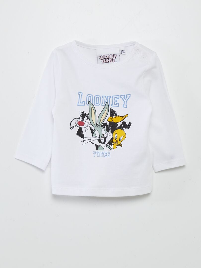 Camiseta de punto 'Looney Tunes' BLANCO - Kiabi